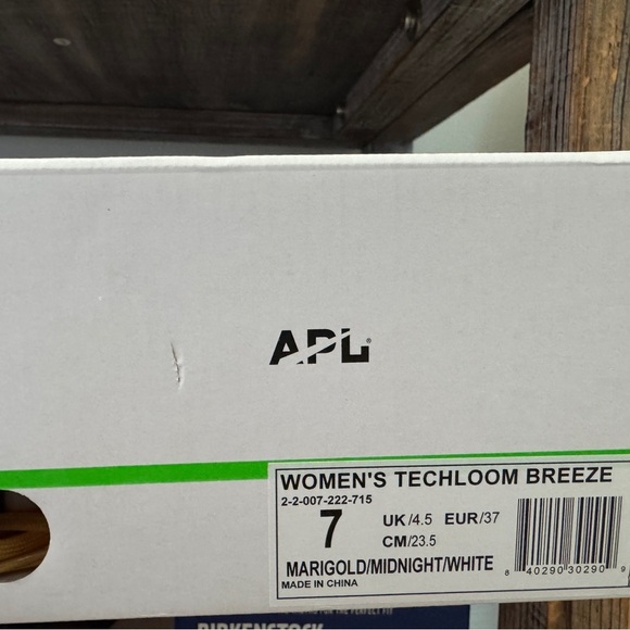 NIB Athletic Propulsion Labs APL TechLoom Breeze Marigold Midnight Blue Sneakers - Picture 4 of 4